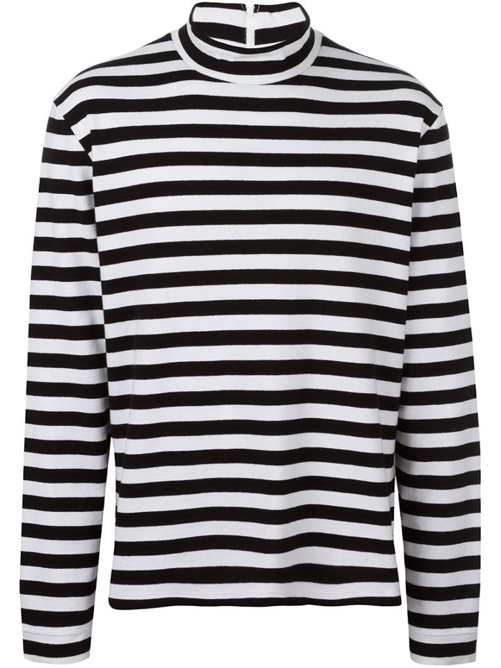 Golden Goose Deluxe Brand Striped Longsleeved T-shirt, Men's, Size: Large, Black, Cotton