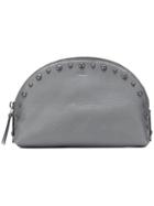 Tod's Studded Makeup Bag - Grey