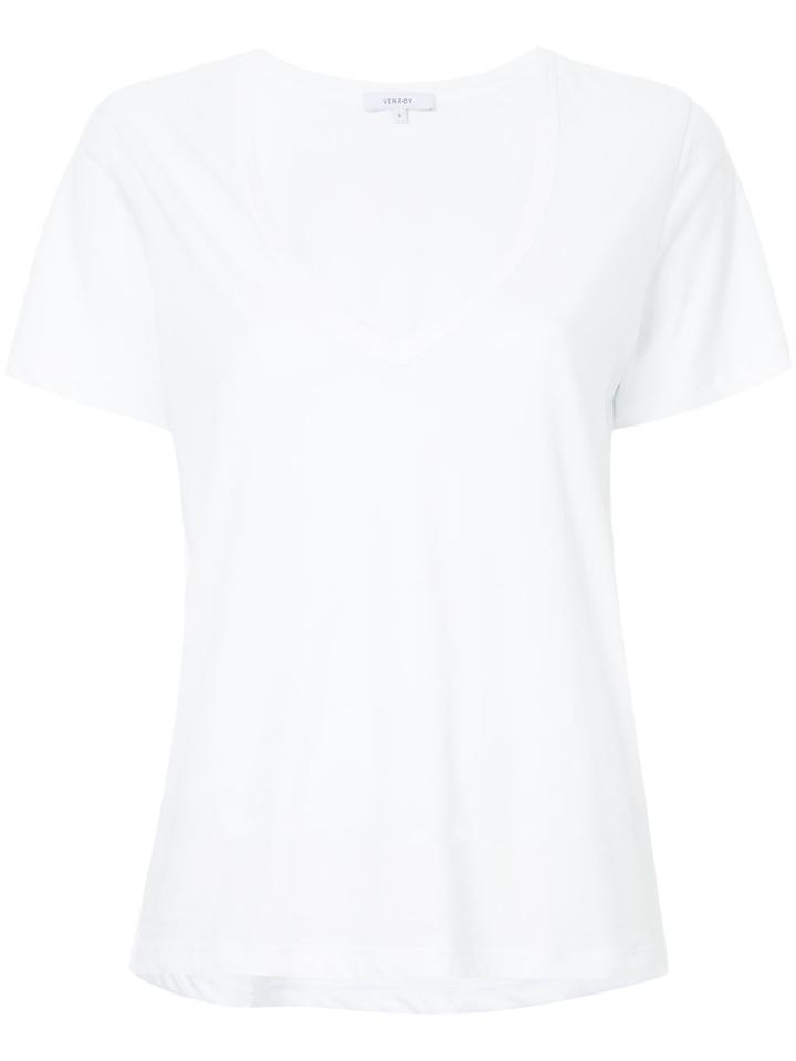 Venroy V-neck T-shirt - White