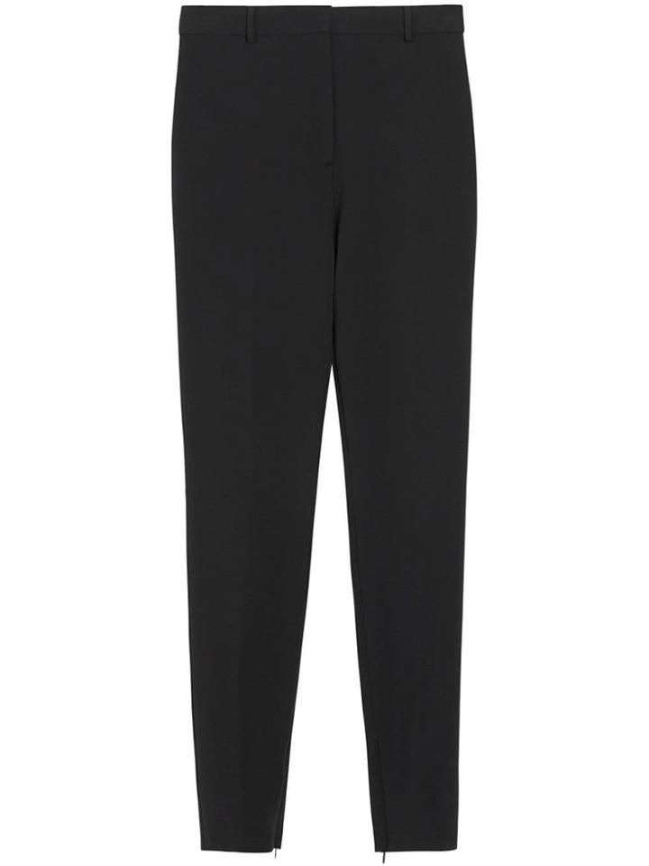 Burberry Stretch Jersey Tailored Trousers - Black