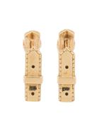 Hermès Vintage Belt Motif Cufflinks - Gold