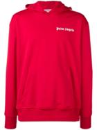 Palm Angels Hooded Pullover - Red