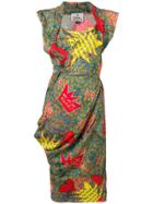 Vivienne Westwood Floral Patchwork Shift Dress - Blue
