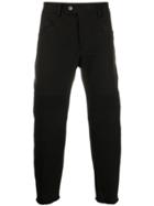 Neil Barrett Cropped Slim Fit Trousers - Black
