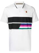 Nike Striped Polo Shirt - White