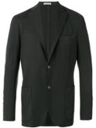 Boglioli Two-button Blazer, Men's, Size: 56, Black, Wool/cupro