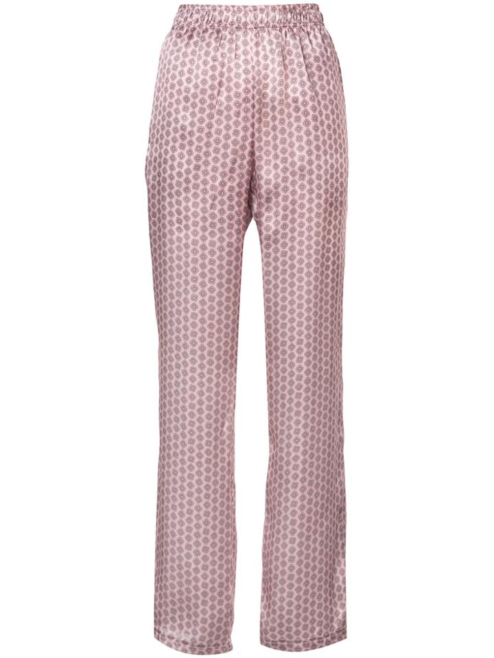 Faith Connexion Patterned Trousers - Pink & Purple