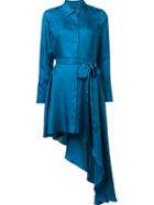 Thomas Wylde Silk 'purple Haze' Dress, Women's, Size: Large, Blue, Silk