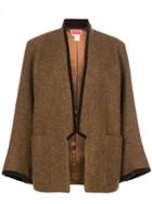 Kenzo Vintage Cape Jacket - Brown