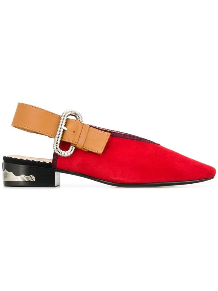 Toga Pulla Slingback Pumps - Red