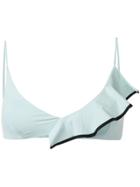 Marysia Ruffle Bikini Top - Green