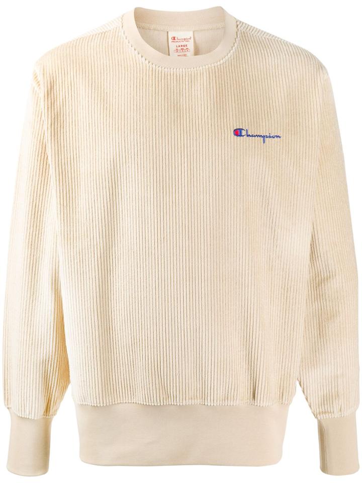 Champion Logo Corduroy Jumper - Neutrals