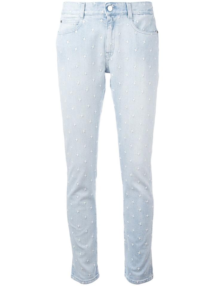 Stella Mccartney Skinny Boyfriend Star Jeans - Blue