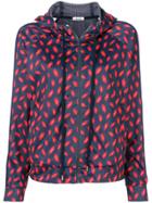 P.a.r.o.s.h. Kisses Hooded Sports Jacket - Blue