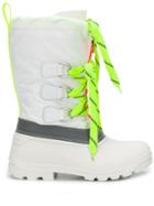 Dsquared2 Ski Fluo Sonar Lace-up Boots - White