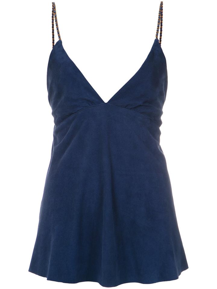 Andrea Bogosian Chamois Tank Top - Blue
