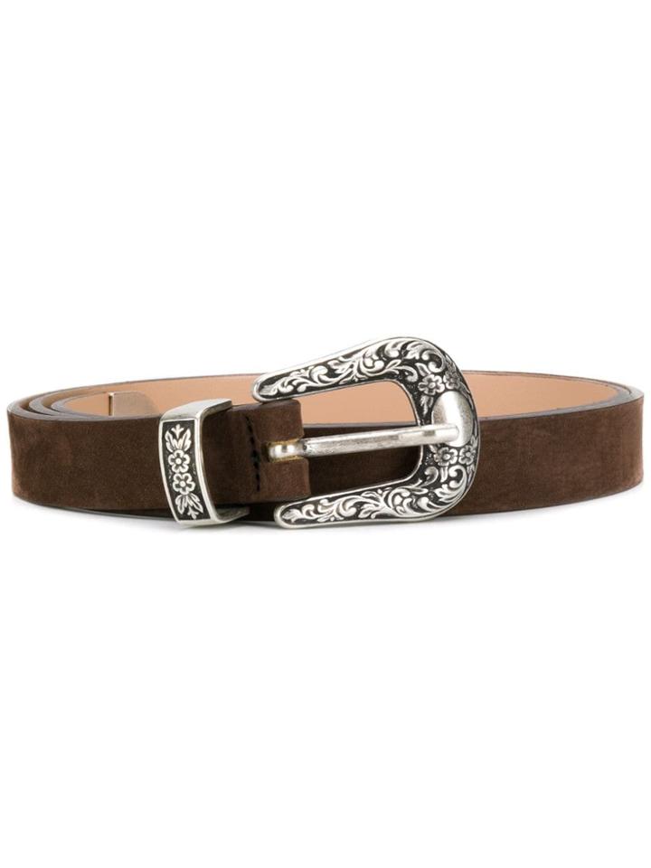 Eleventy Donna Texas Belt - Brown