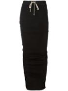 Rick Owens Drkshdw Pillar Skirt, Women's, Size: Large, Black, Cotton