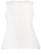 Rejina Pyo Alexa Sleeveless Top, Women's, Size: 14, White, Cotton/rayon/polyurethane
