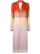 Esteban Cortazar Tailored Single Breasted Coat - Orange