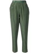 Yves Saint Laurent Vintage 1980's Tailored Trousers - Green