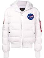 Alpha Industries Reversible Padded Jacket - White