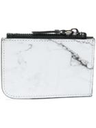 Vision Of Super Marble Zip Cardholder - White