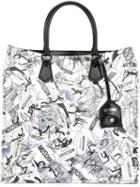 Moschino Hat Box Print Tote