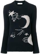 Giada Benincasa Galaxy Intarsia Sweater - Blue