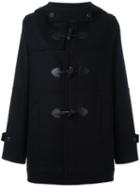 Mcq Alexander Mcqueen Short Duffle Coat, Women's, Size: 42, Black, Polyamide/viscose/wool/other Fibers
