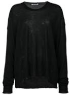 Alexander Wang - Knitted Sweater - Women - Cashmere - M, Black, Cashmere