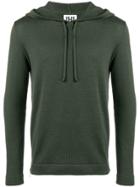 Les Hommes Urban Hooded Sweater - Green