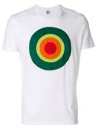 Circled Be Different Central Circle Printed T-shirt - White
