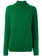 Jil Sander Roll Neck Sweater, Women's, Size: 38, Green, Cashmere