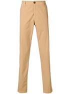 Kenzo Turn Up Cuff Chinos - Brown