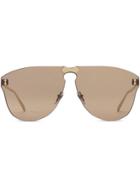 Gucci Eyewear Occhiali Da Sole Aviator Senza Montatura - Metallic