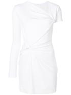 Dion Lee Double Twist Asymmetric Mini Dress - White