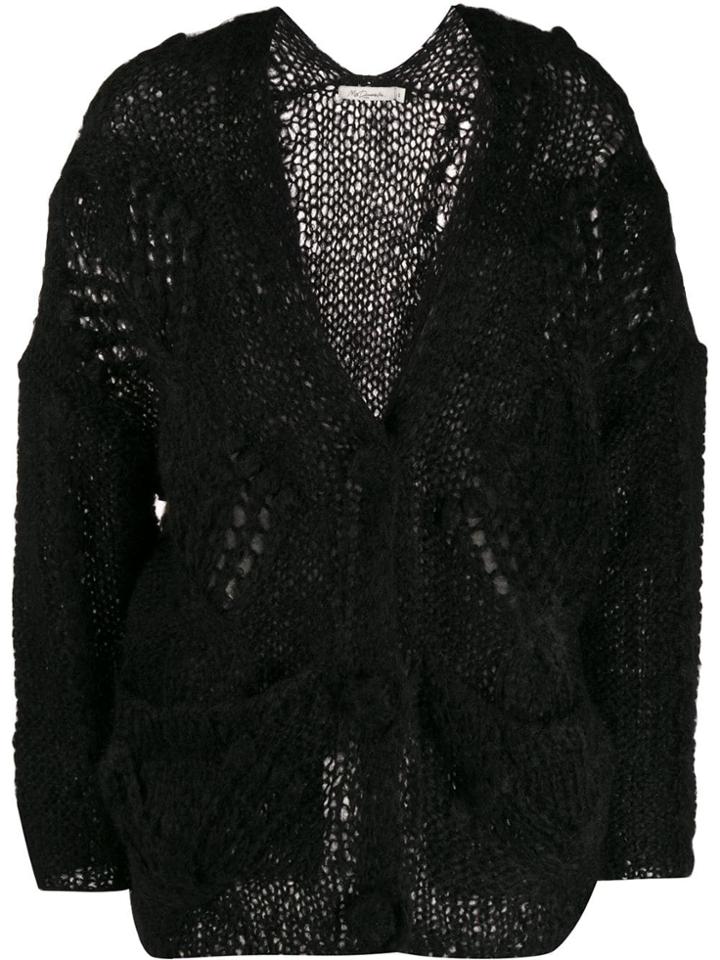 Mes Demoiselles Chunky Knit Cardigan - Black