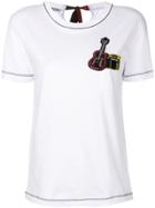 Miu Miu Guitar Patch T-shirt - White
