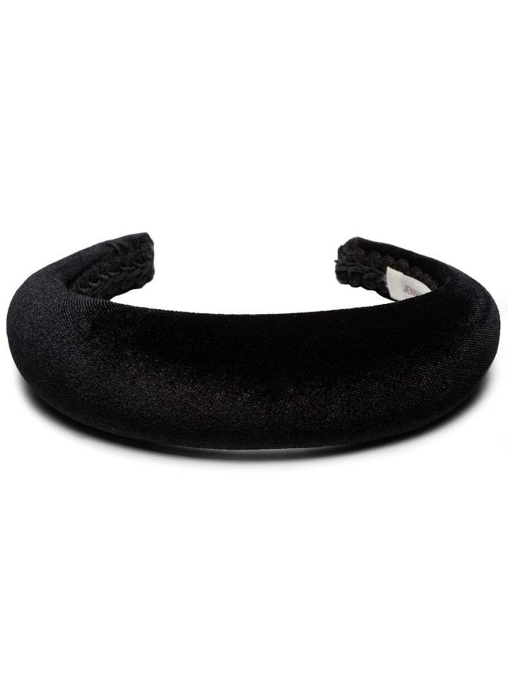 Jennifer Behr Jbehr Blk Thada Vlvt Headbnd - Black