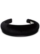 Jennifer Behr Jbehr Blk Thada Vlvt Headbnd - Black