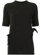 Uma Raquel Davidowicz Knot Detail Blouse - Black