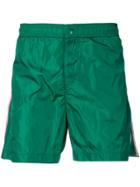 Moncler Logo Patch Swimshorts - Green
