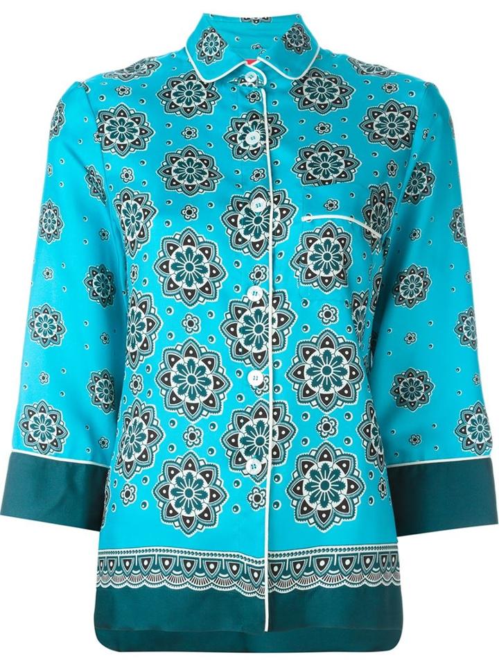 For Restless Sleepers Arabesque Print Pyjama Suit
