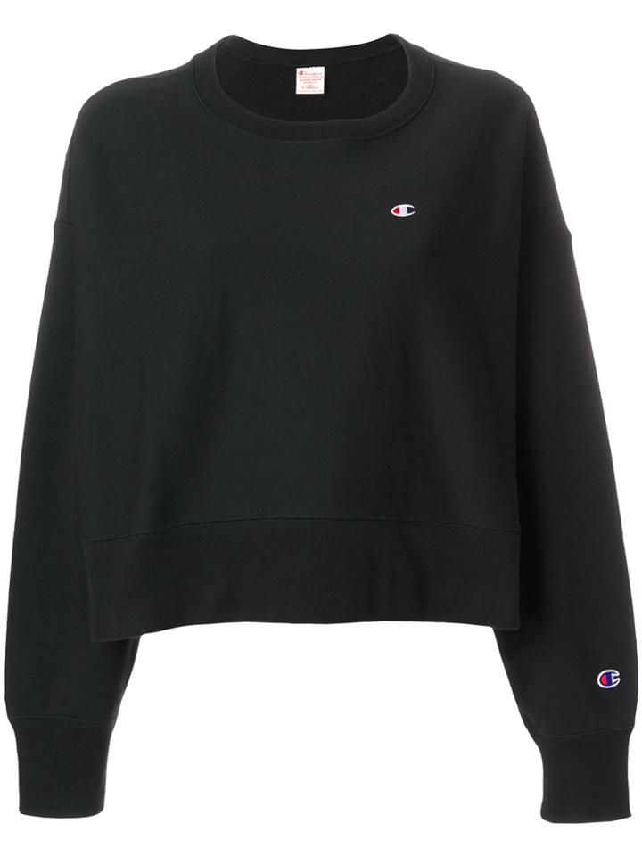 Champion Logo Sweatshirt - Black