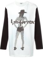 Yohji Yamamoto Front Print Longsleeved T-shirt