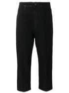 Rick Owens Drkshdw Cropped Trousers - Black
