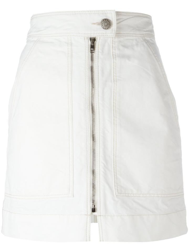 Isabel Marant Demie Skirt, Women's, Size: 36, White, Cotton