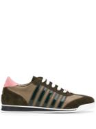 Dsquared2 Striped Logo Sneakers - Green
