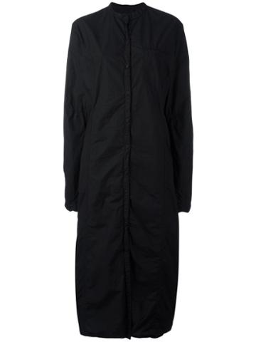 Pal Offner Long Shirt Coat, Women's, Size: 4, Black, Cotton